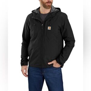 Carhartt Men’s Rain Defender Relaxed Fit Lightweight Jacket Black Size 2XL